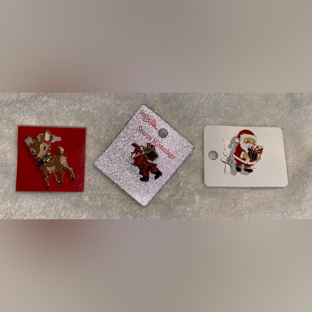 Christmas Brooch Pin Bundle Brooch